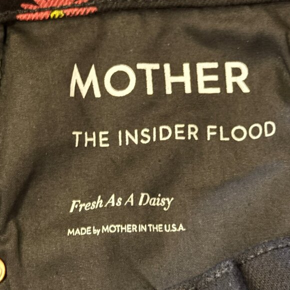 NWT MOTHER The Insider Flood Pick Me A Daisy Jeans Size 27 - Picture 8 of 13